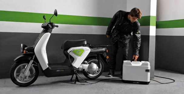 moto recarregando bateria