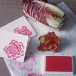 Carimbo em Formato de Rosa Sustentável