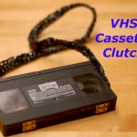 Transforme uma fita VHS cassete em uma bolsa clutch