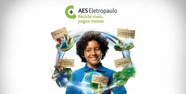 Recicle mais pague menos - AES Eletropaulo