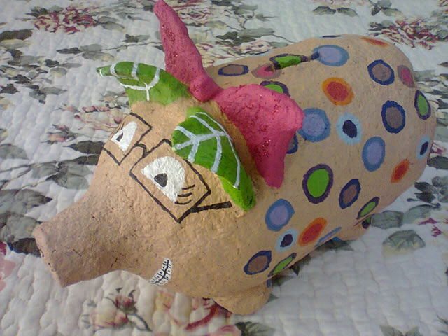 Cofre com garrafas PET