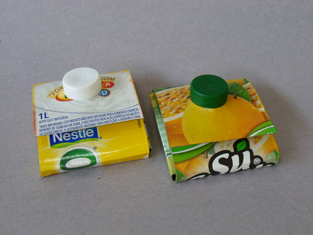 Tampa tetrapak Fechar sacos