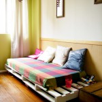 Sofá-cama de pallets