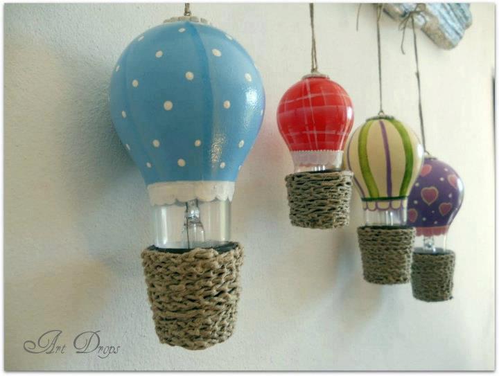 Balão2 Usando lâmpadas para decoração
